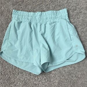 athleta girl teal/green shorts